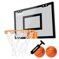 VirtuFit Pro Mini Basketbalbord met 2 Ballen en Pomp - Zwart - Tweedekans