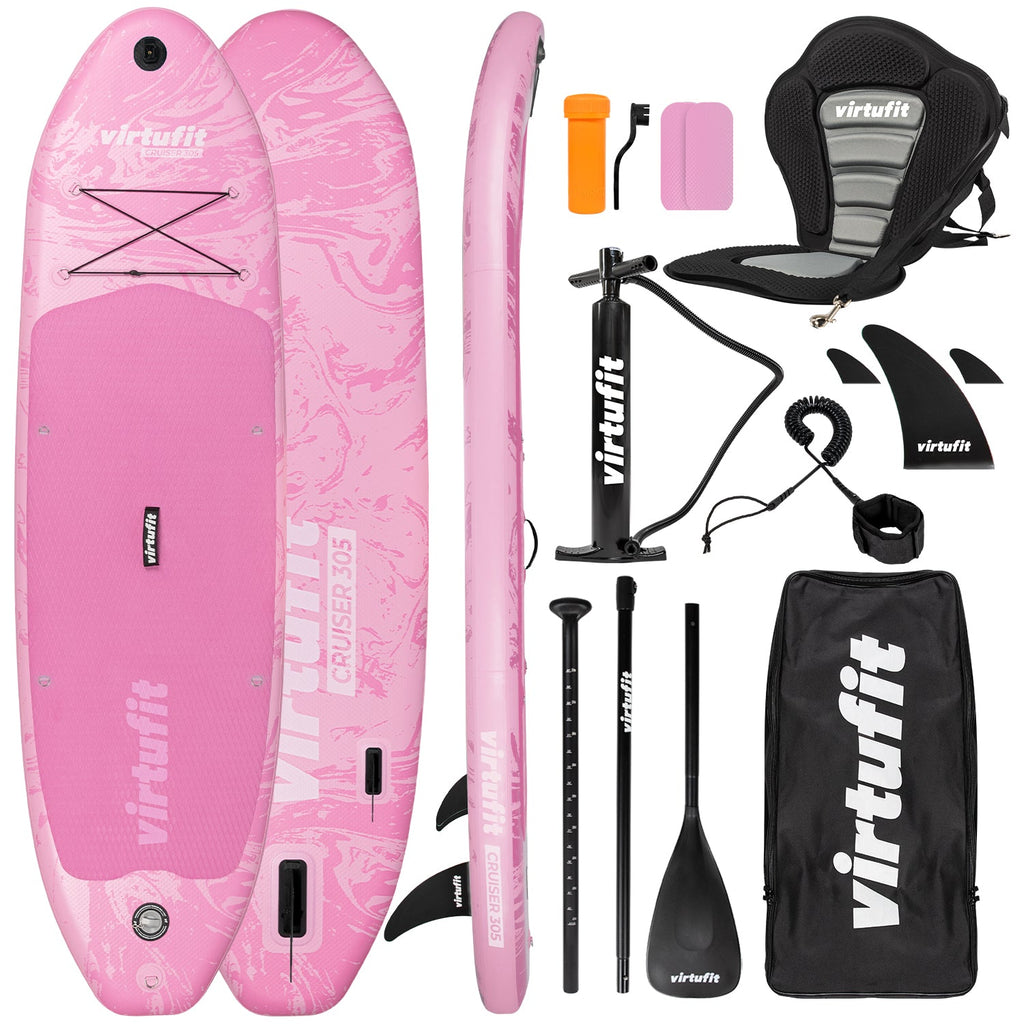 VirtuFit Supboard Cruiser 305 - Pink - Met Kajak zitje, accessoires en draagtas - Tweedekans