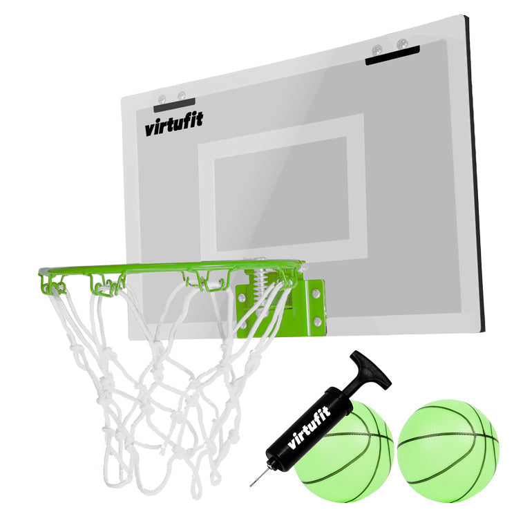 VirtuFit Pro Mini Basketbalbord met 2 Ballen en Pomp - Glow In the Dark - Tweedekans