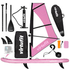 Virtufit Supboard Surfer 305 - Pink - Inclusief Windzeil en accessoires - Tweedekans