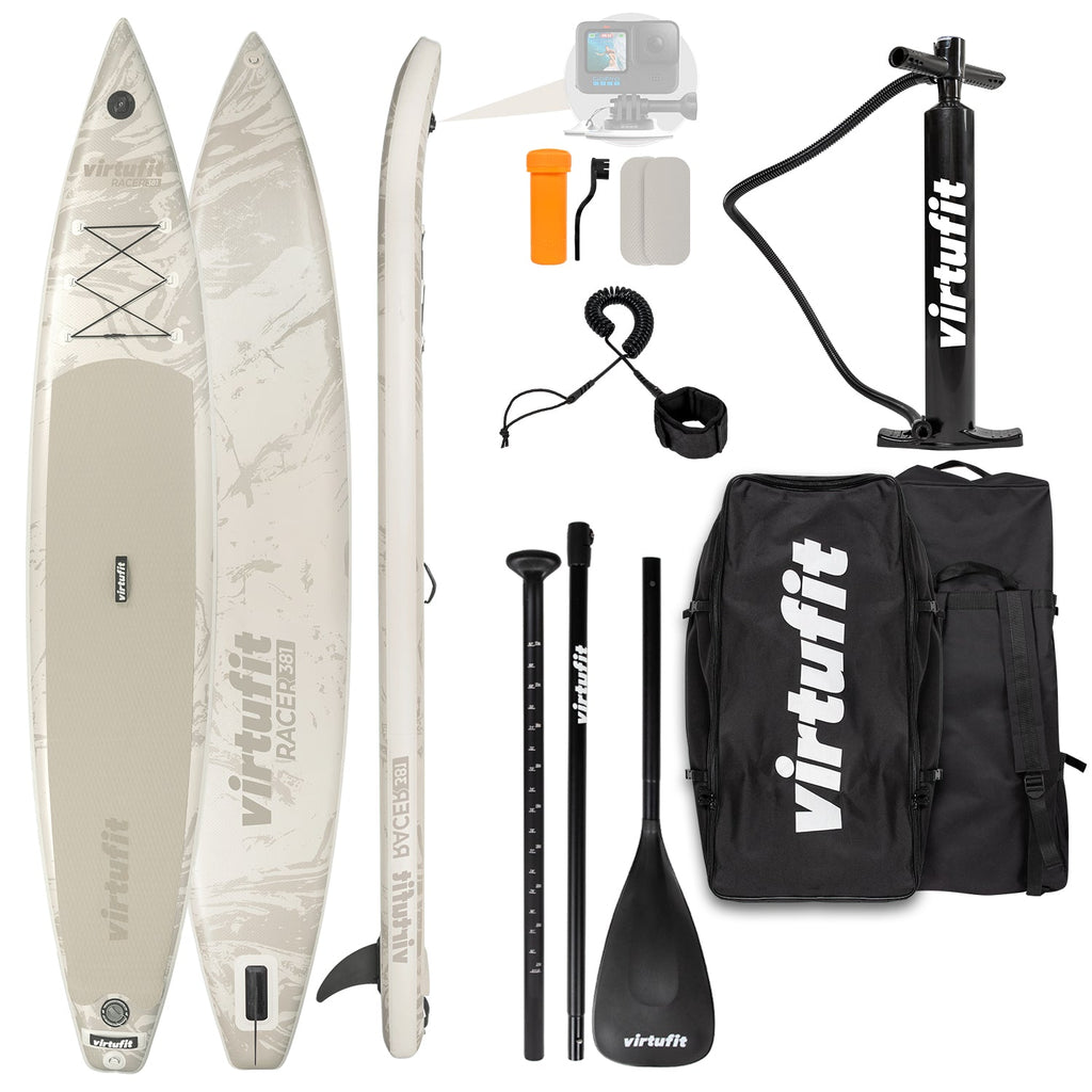 Virtufit Supboard Racer 381 - Sand Beige - Inclusief accessoires en draagtas - Tweedekans