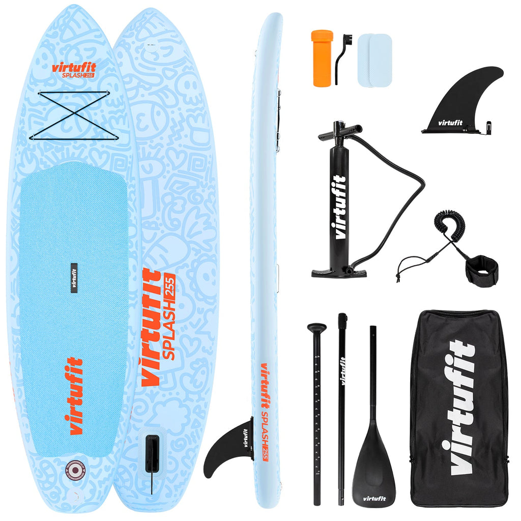 VirtuFit Supboard Splash 255 - Doodle Blue - Met accessoires en draagtas - Tweedekans