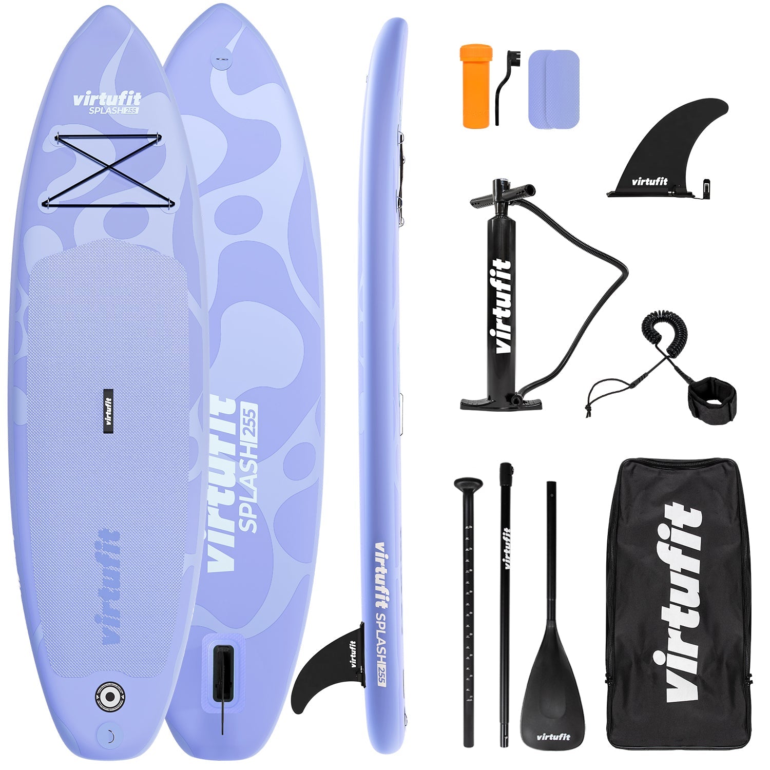 VirtuFit Supboard Splash 255 - Flow Purple - Met accessoires en draagtas - Tweedekans