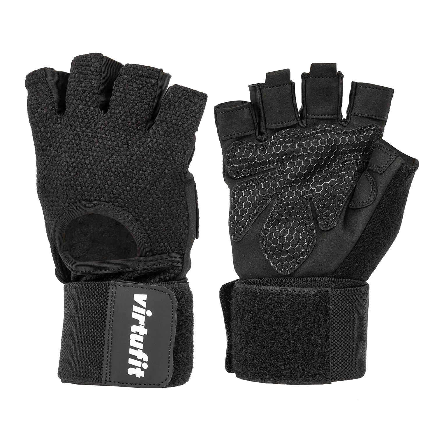 VirtuFit Fitnesshandschoenen Pro met Wristwrap - M - Tweedekans