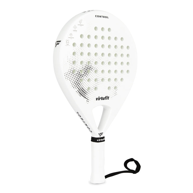 VirtuFit Control Padel Racket - Wit - Zwart - Tweedekans