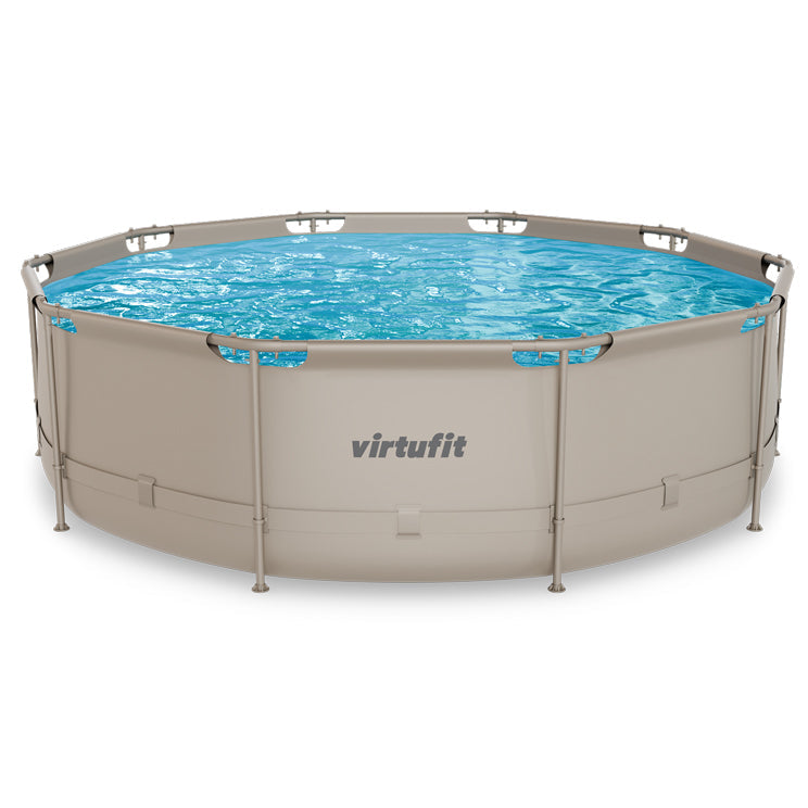 VirtuFit Rond Zwembad - Ø366 x 100 cm - Beige - Tweedekans