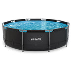 VirtuFit Rond Zwembad - Ø366 x 100 cm - Antraciet - Tweedekans