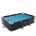 VirtuFit Rechthoekig Zwembad - 300 x 210 x 66 cm - Antraciet - Tweedekans