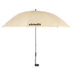 VirtuFit Universele Stoelparasol - Beige - Tweedekans