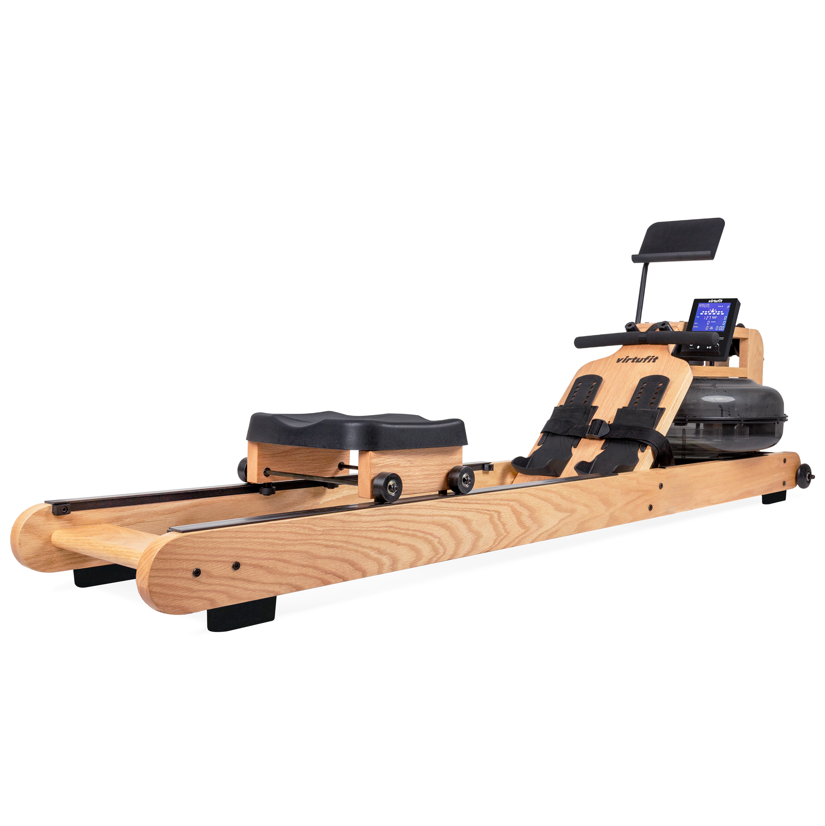 VirtuFit Elite Water Resistance Houten Roeitrainer - Hout/Oak - Showroommodel - Hoofdafbeelding