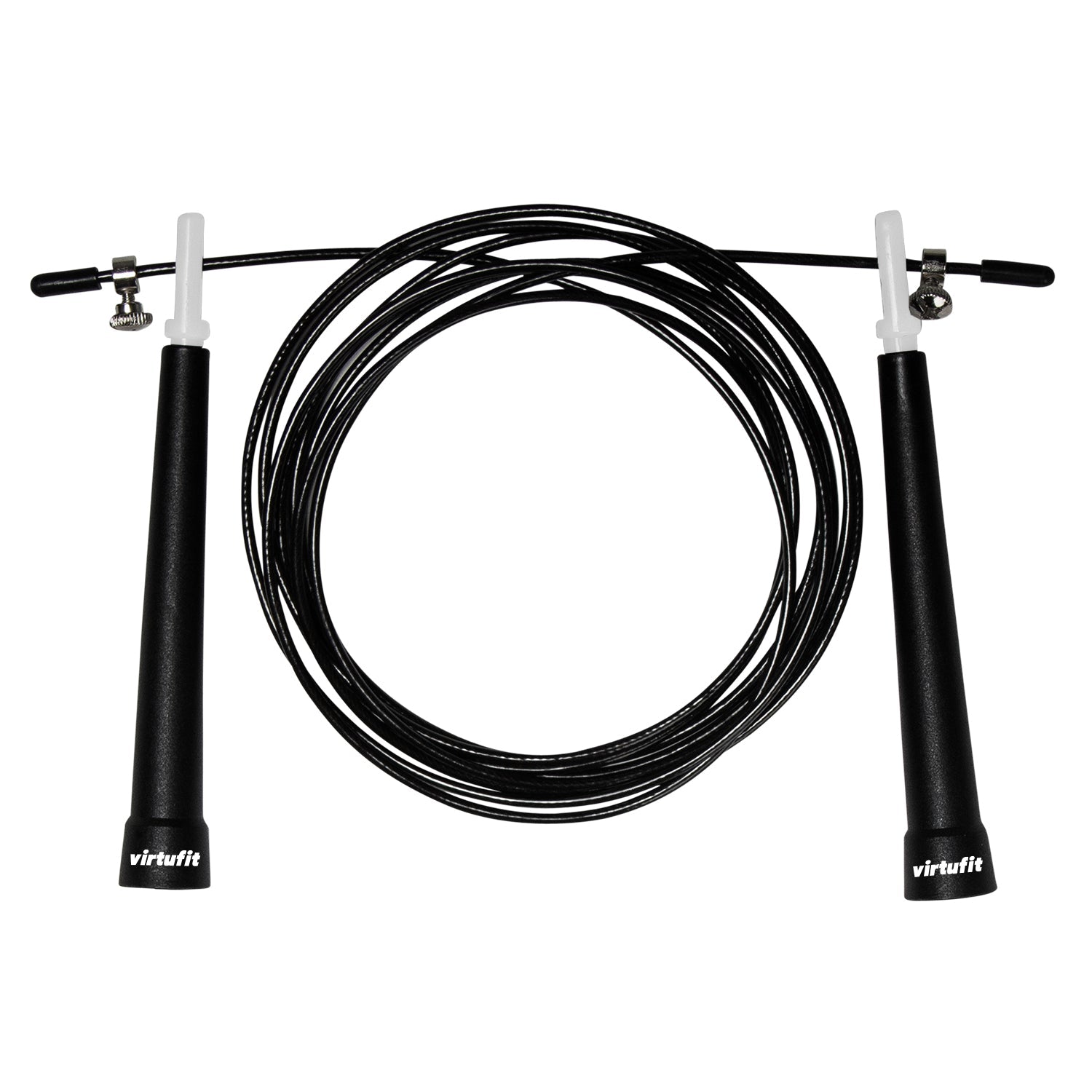 VirtuFit Speedrope - Springtouw - Verstelbaar - Zwart - Tweedekans