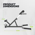 VirtuFit Hyperextension Pro - Roman Chair - Rugtrainer