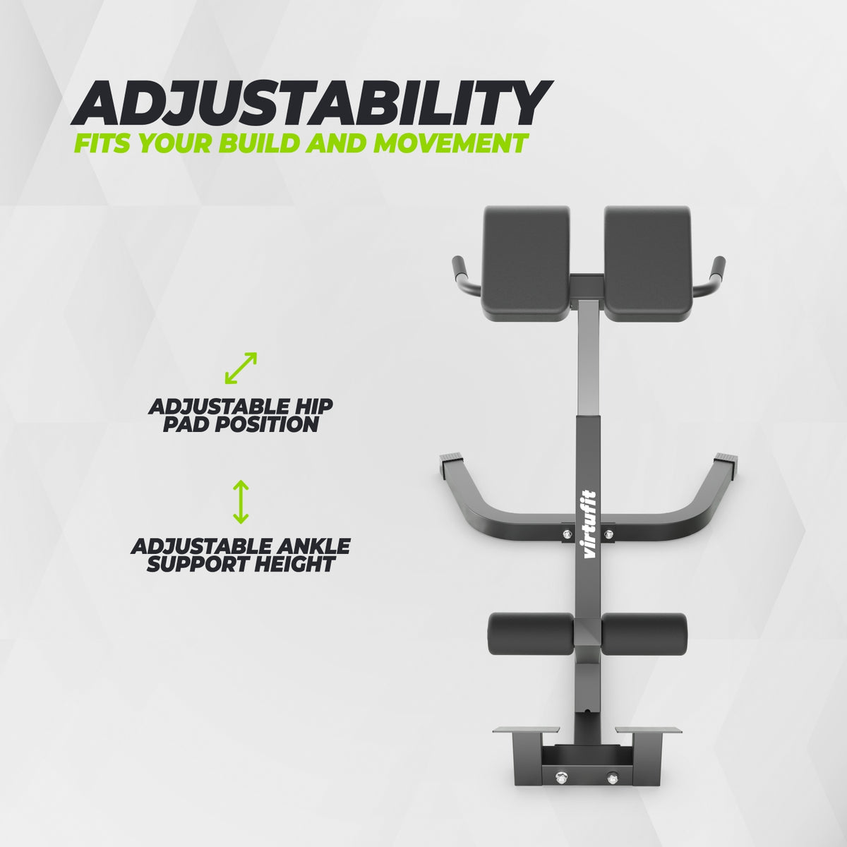 VirtuFit Hyperextension Pro - Roman Chair - Rugtrainer