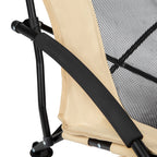 VirtuFit Strandstoel opvouwbaar - Campingstoel - Beige - Tweedekans