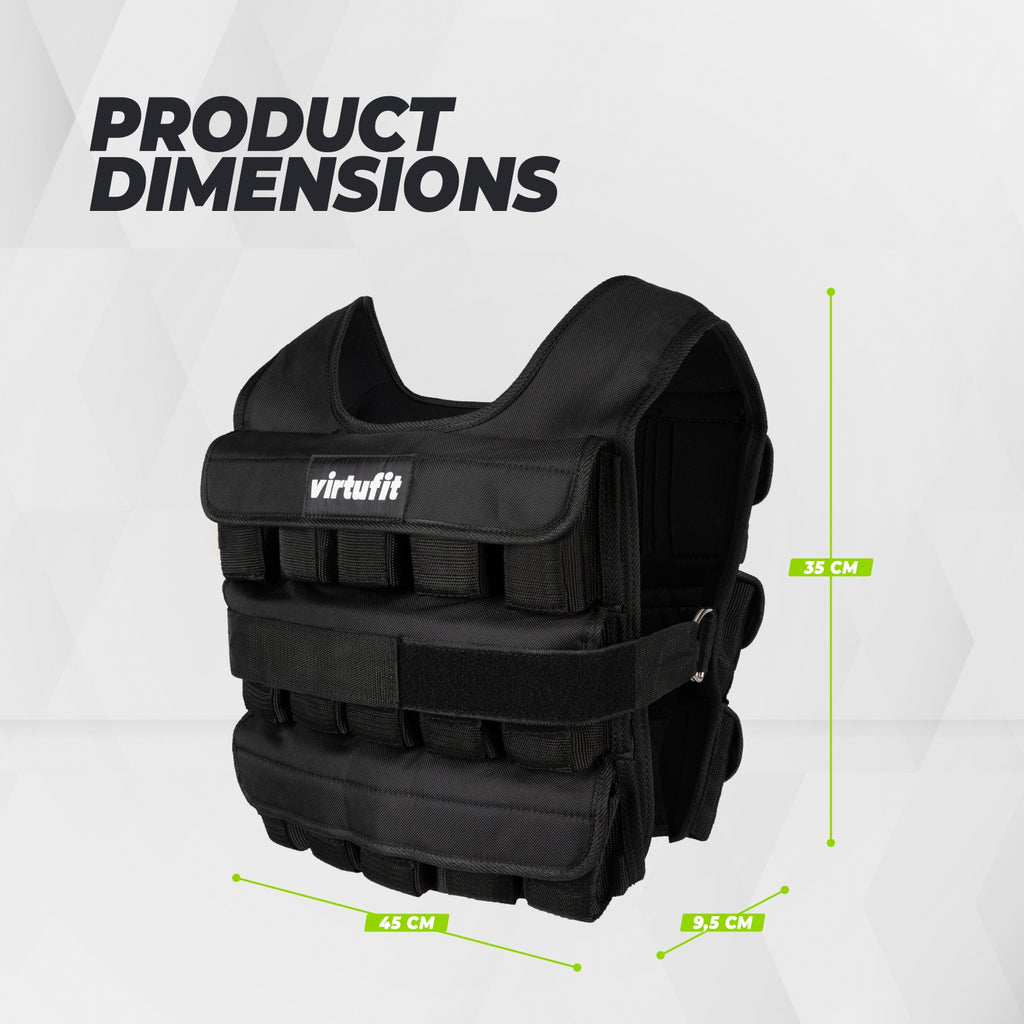 VirtuFit Verstelbaar Gewichtsvest Pro - 30 kg