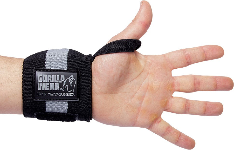 Gorilla Wear Wrist Wraps Ultra - Zwart/Grijs