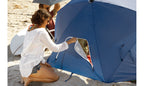 Sport-Brella Premiere Strandtent - Windscherm - Parasol - Blauw - 2ekans