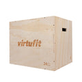 VirtuFit Houten Plyo Box 3-in-1 - Groot - 50 x 60 x 75 cm