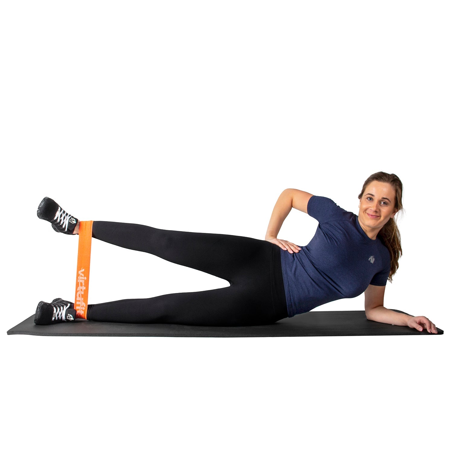 VirtuFit Mini Weerstandsband - Katoen - Oranje - Licht - Tweedekans