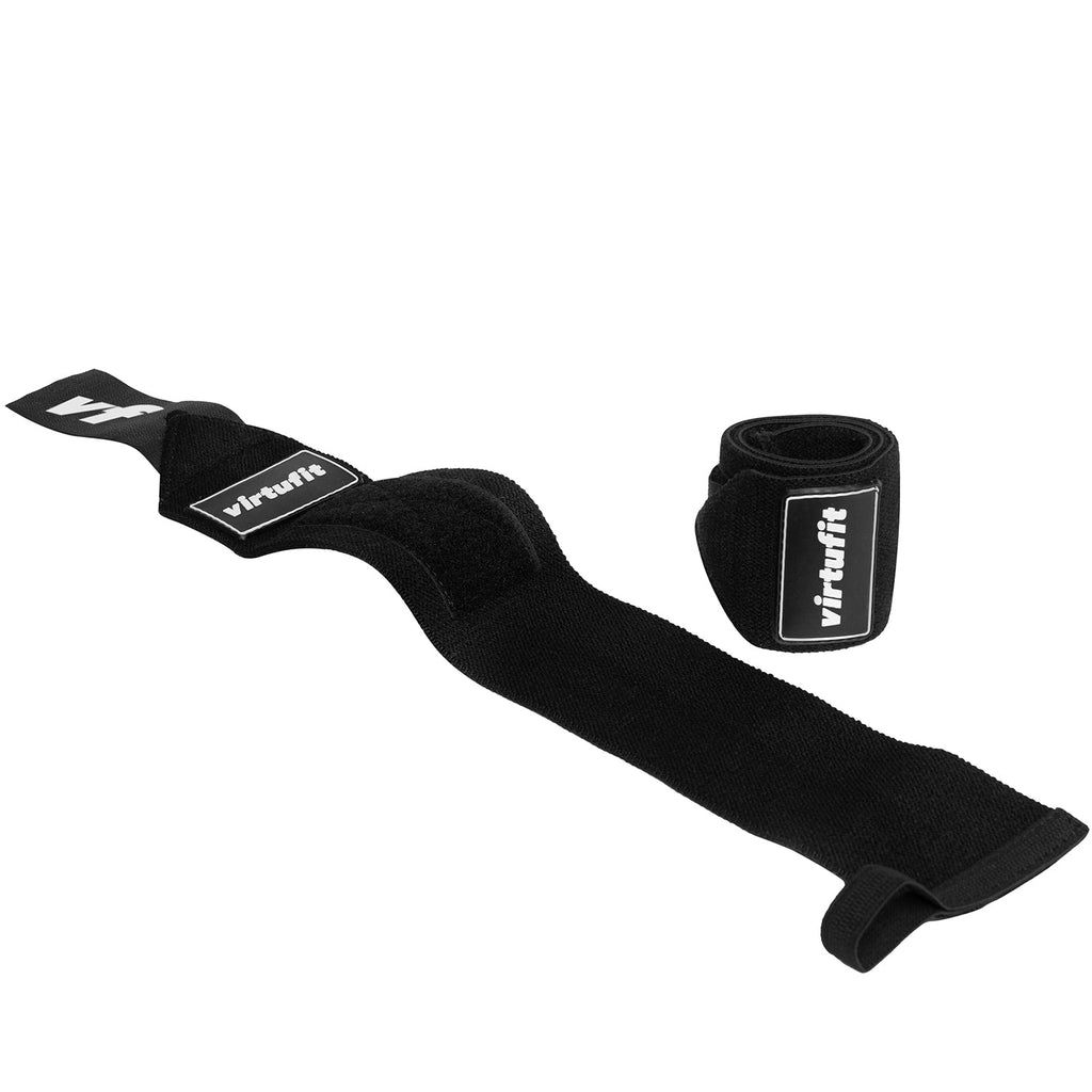 VirtuFit Elastische Wrist Wraps - Zwart - Tweedekans