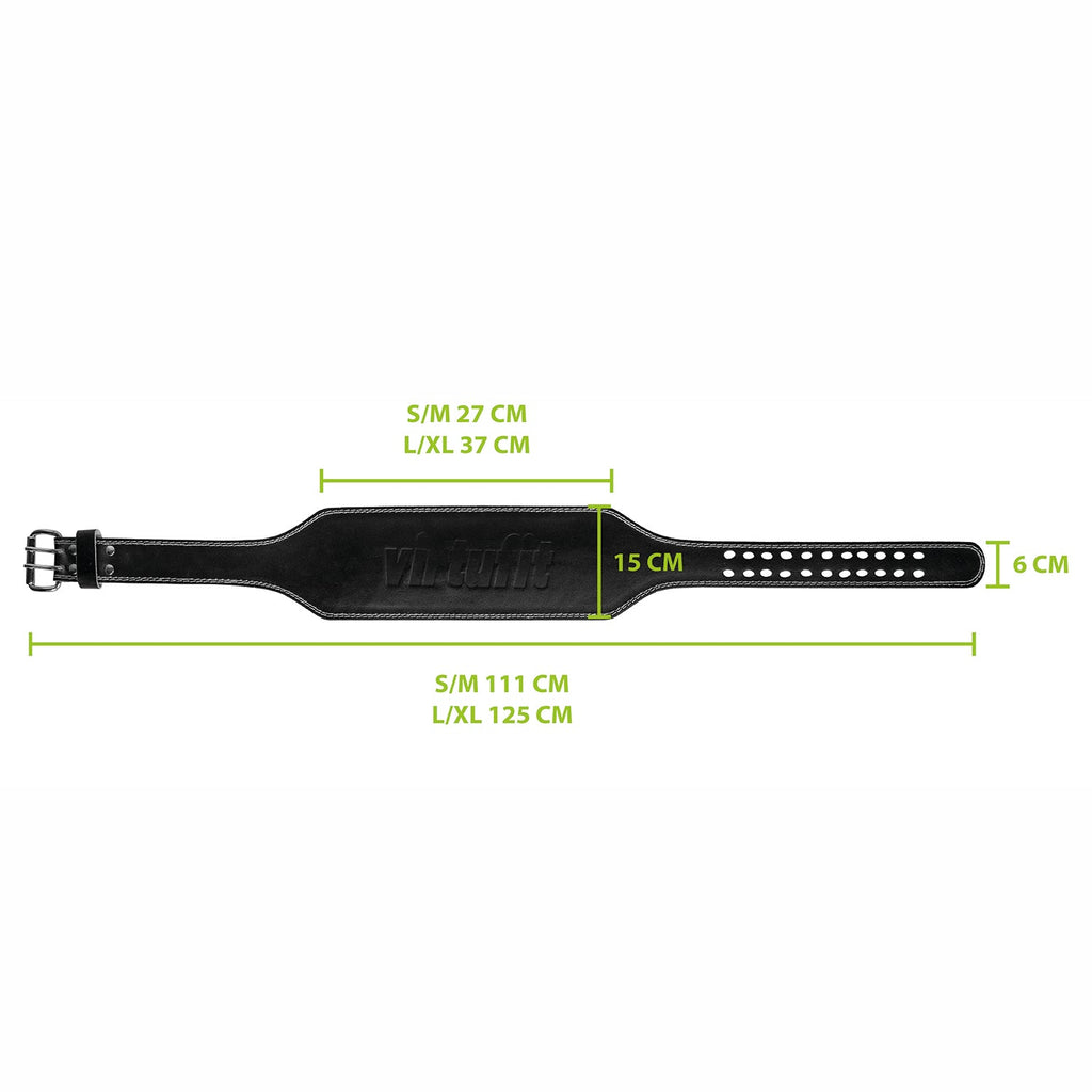 VirtuFit Leren Lifting Belt Pro - Lederen Halterriem - Tweedekans