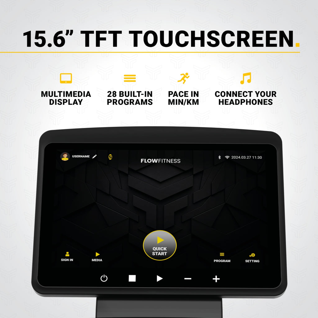 Flow Fitness DTM2500s - Loopband - Touchscreen