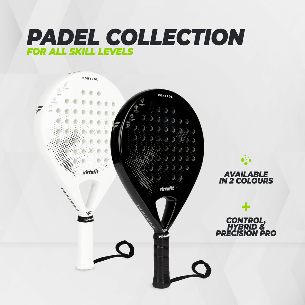 VirtuFit Control Padel Racket - Zwart - Grijs
