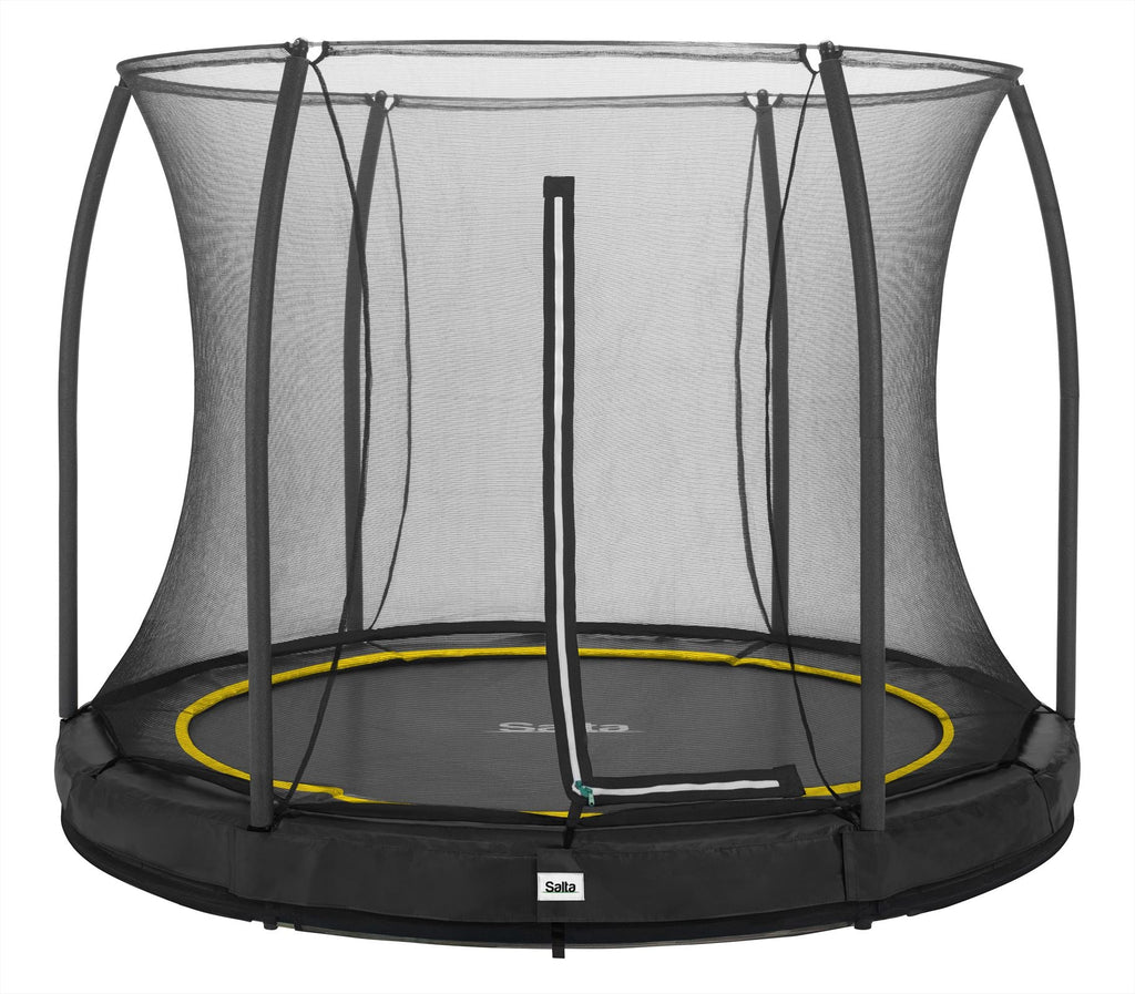 Salta Comfort Edition Ground Trampoline met Veiligheidsnet - 305 cm - Zwart