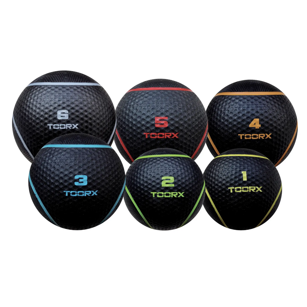 Toorx Fitness Medicine Ball - Zwart/Oranje - 4 kg