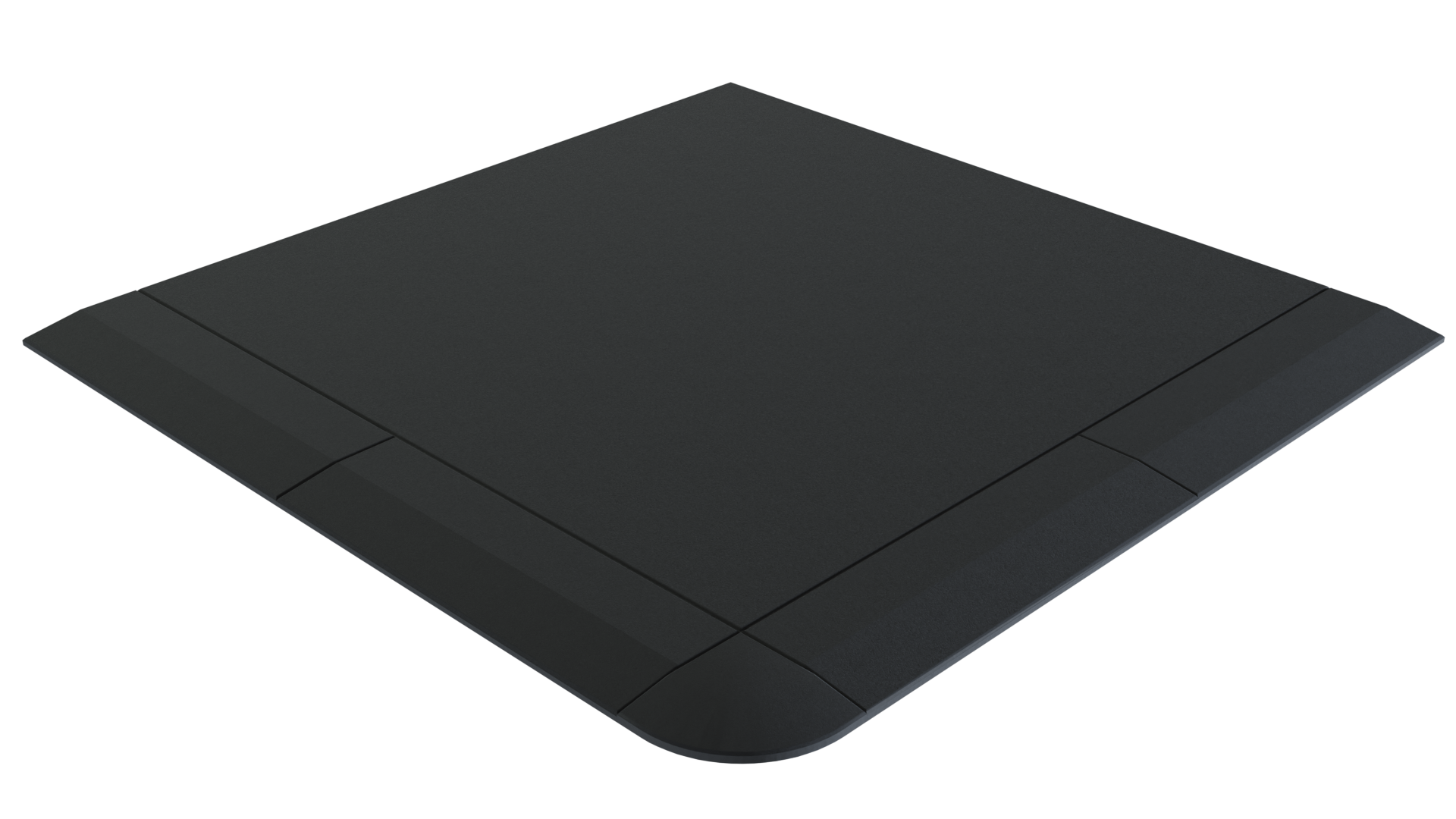 Flow Fitness Rubberen Tegel met Waterdichte SBR-laag - 100 x 100 x 2 cm