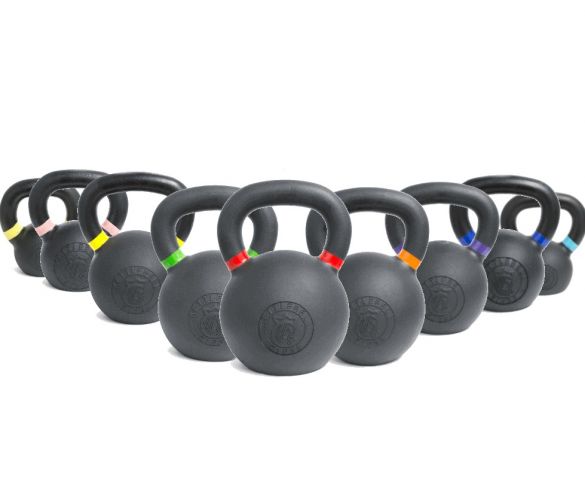 Lifemaxx Crossmaxx Kettlebell - Gietijzer met Poedercoating - 8 kg