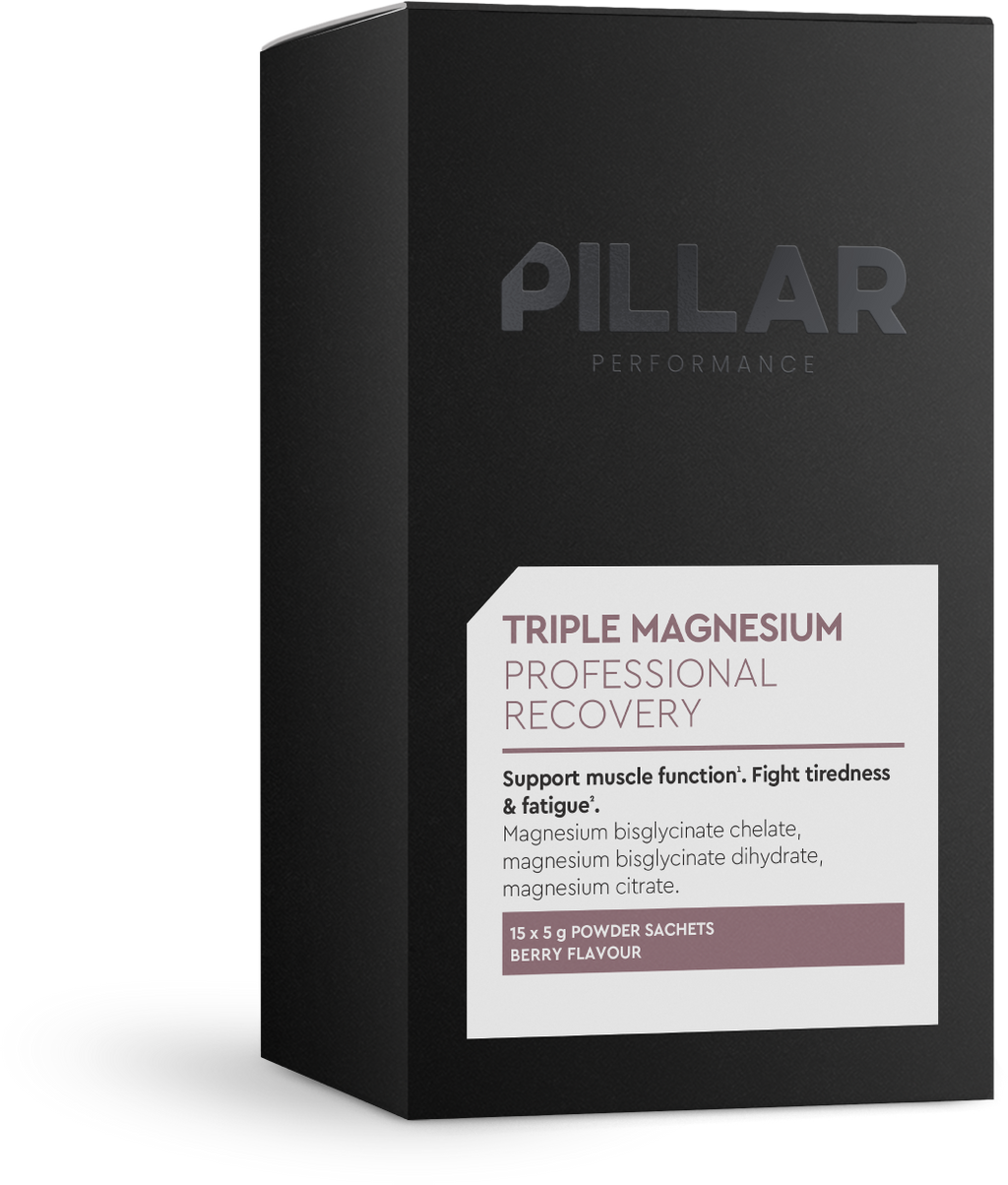 PILLAR Performance Triple Magnesium Travel Pack - 15 x 5 gr - Berry
