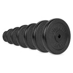 VirtuFit Gietijzeren Halterschijf - Halter gewicht - 30 mm - 10 kg - Zwart - Tweedekans