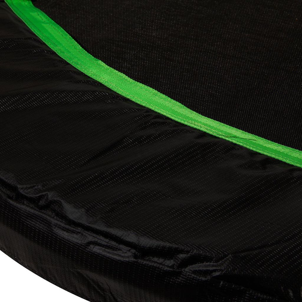 VirtuFit Trampoline Beschermrand - Zwart / Groen - 305 cm - 15 mm dik - Tweedekans