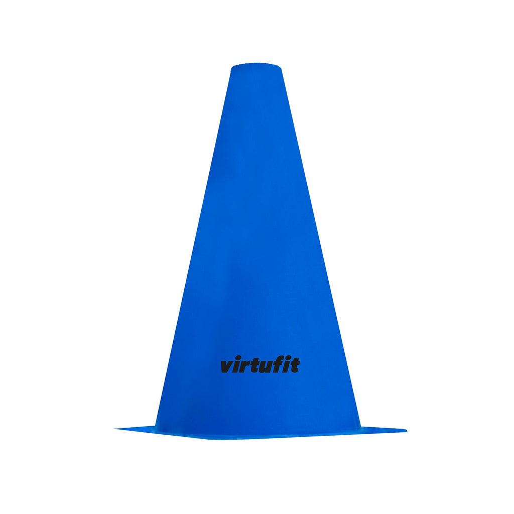 VirtuFit Pionnen Set - 23 cm - 12 Stuks - Blauw - Tweedekans