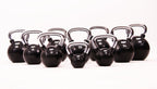 Muscle Power Rubberen Kettlebell - Zwart - 20 kg