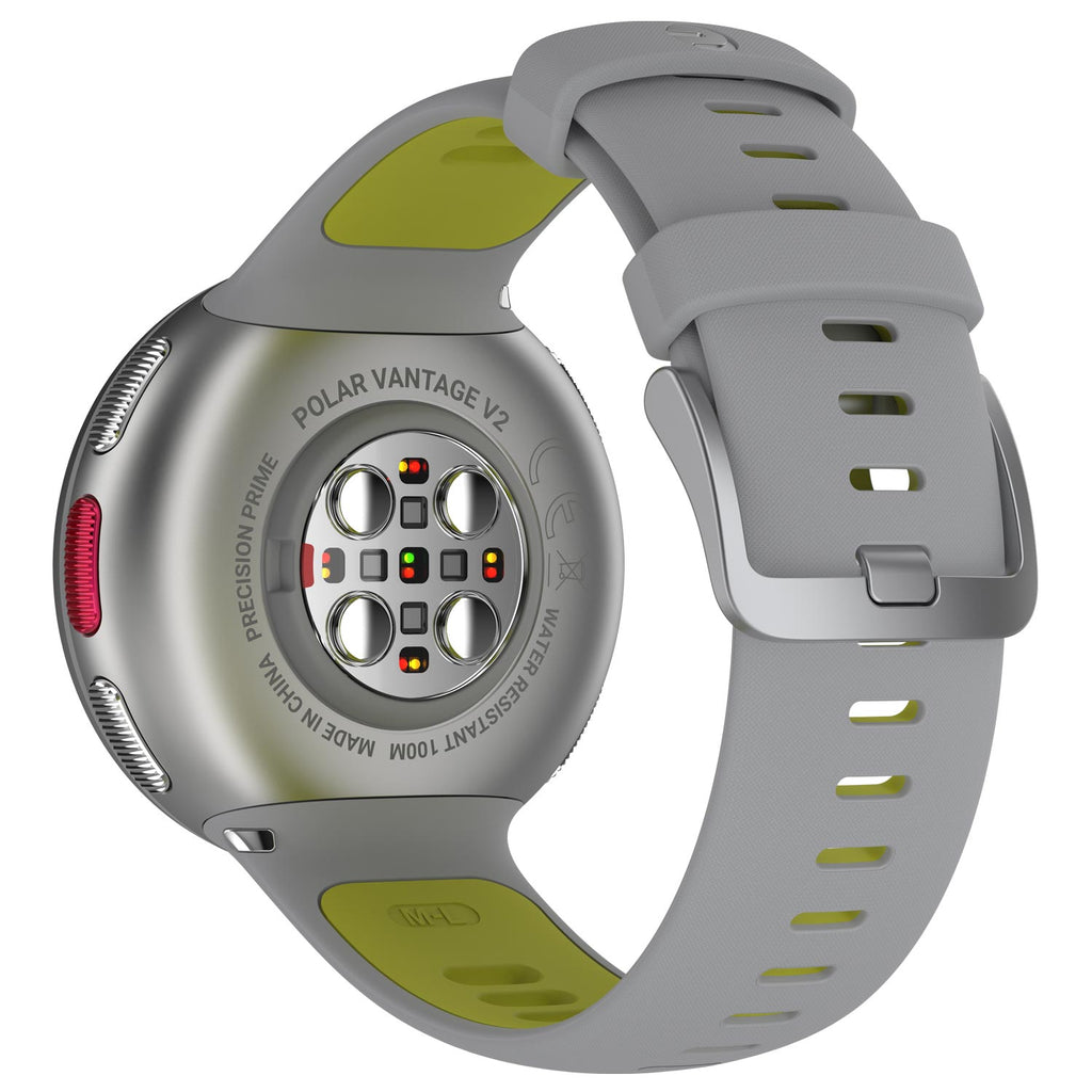 Polar Vantage V2 Multisporthorloge - Grijs / Lime / Zwart
