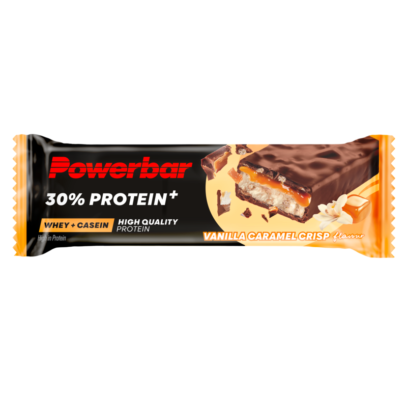 Powerbar 30% Protein+ Bar - 15 x 55 gr - Vanille Caramel Crisp