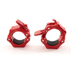 Muscle Power Olympische Quick Lock Collar Set - Rood