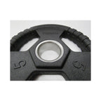 Toorx Fitness Rubber Olympische Halterschijf 50 mm - 5 kg - Per stuk