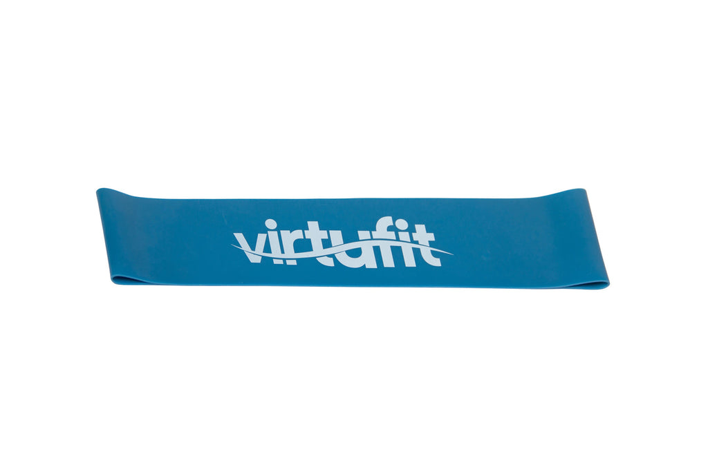 VirtuFit Mini Band - Weerstandsband - Fitness Elastiek - Sterk - Blauw - Tweedekans