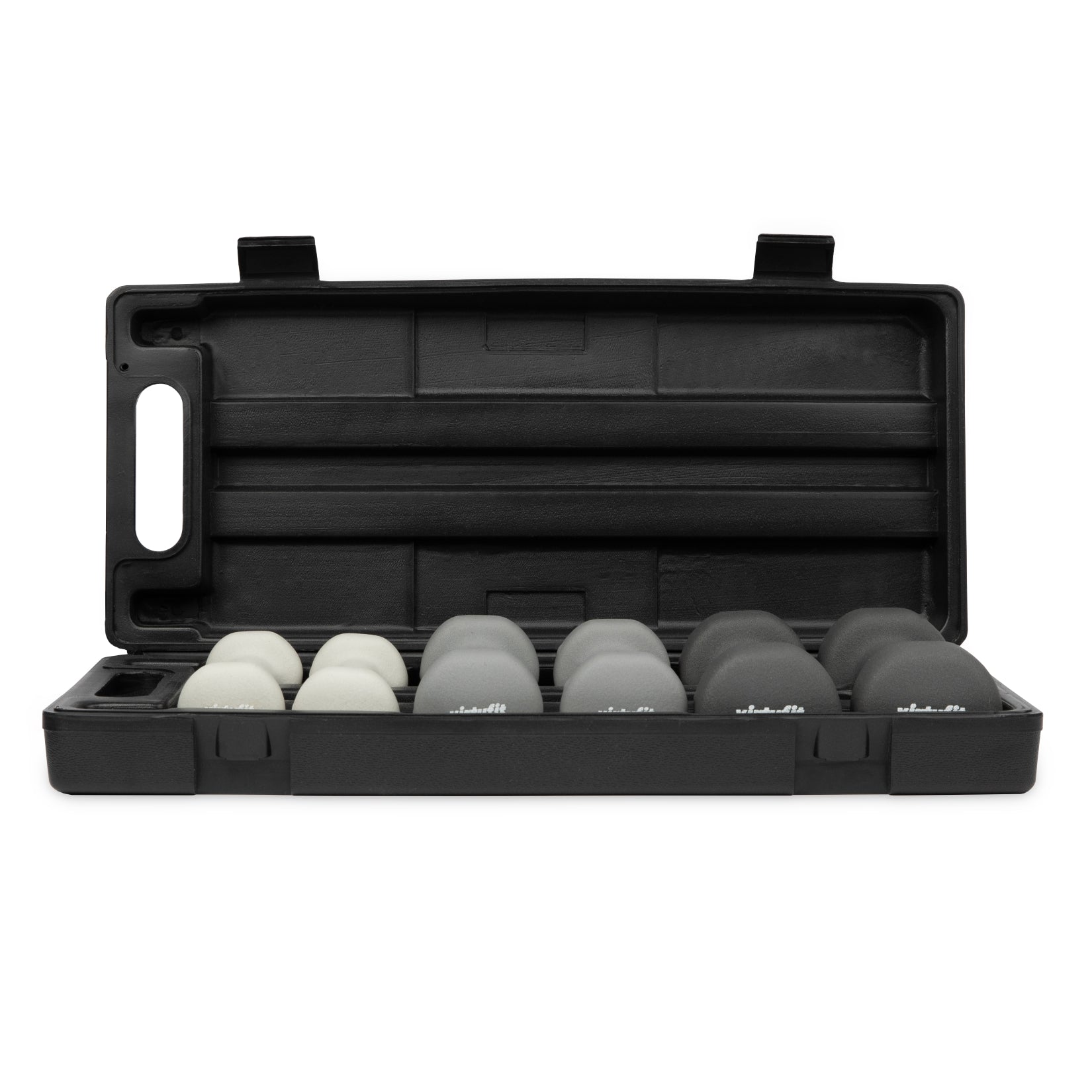 VirtuFit Dumbbellset - Halterset - Vinyl - Met Koffer - Tweedekans