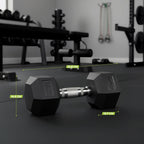 VirtuFit Hexa Dumbbell Pro - 15 kg - Per Stuk - Tweedekans
