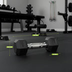 VirtuFit Hexa Dumbbell Pro - 3 kg - Per Stuk - Tweedekans