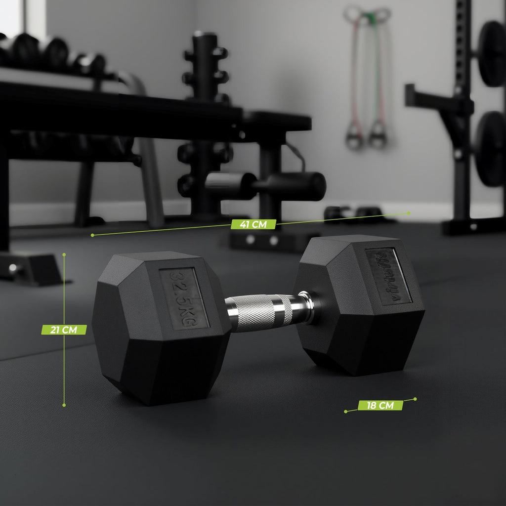 VirtuFit Hexa Dumbbell Pro - 32,5 kg - Per Stuk - Tweedekans