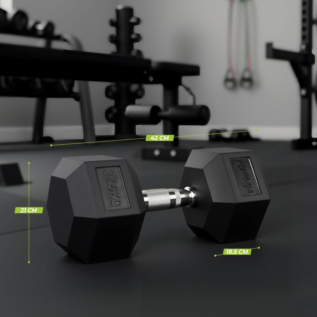 VirtuFit Hexa Dumbbell Pro - 37,5 kg - Per Stuk - Tweedekans