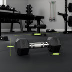 VirtuFit Hexa Dumbbell Pro - 4 kg - Per Stuk - Tweedekans