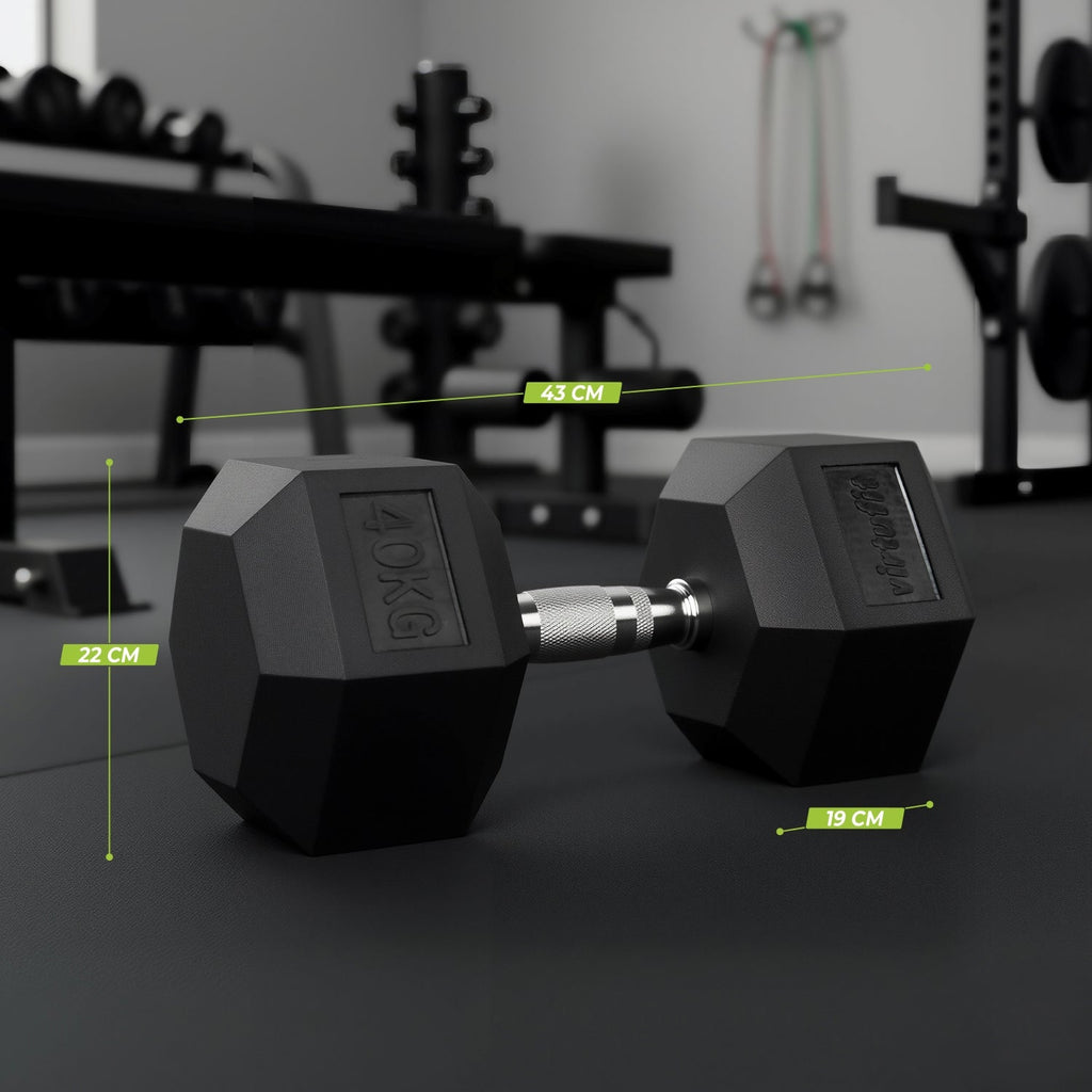 VirtuFit Hexa Dumbbell Pro - 40 kg - Per Stuk - Tweedekans