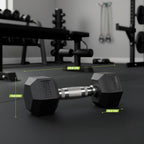 VirtuFit Hexa Dumbbell Pro - 6 kg - Per Stuk - Tweedekans