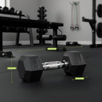 VirtuFit Hexa Dumbbell Pro - 8 kg - Per Stuk - Tweedekans